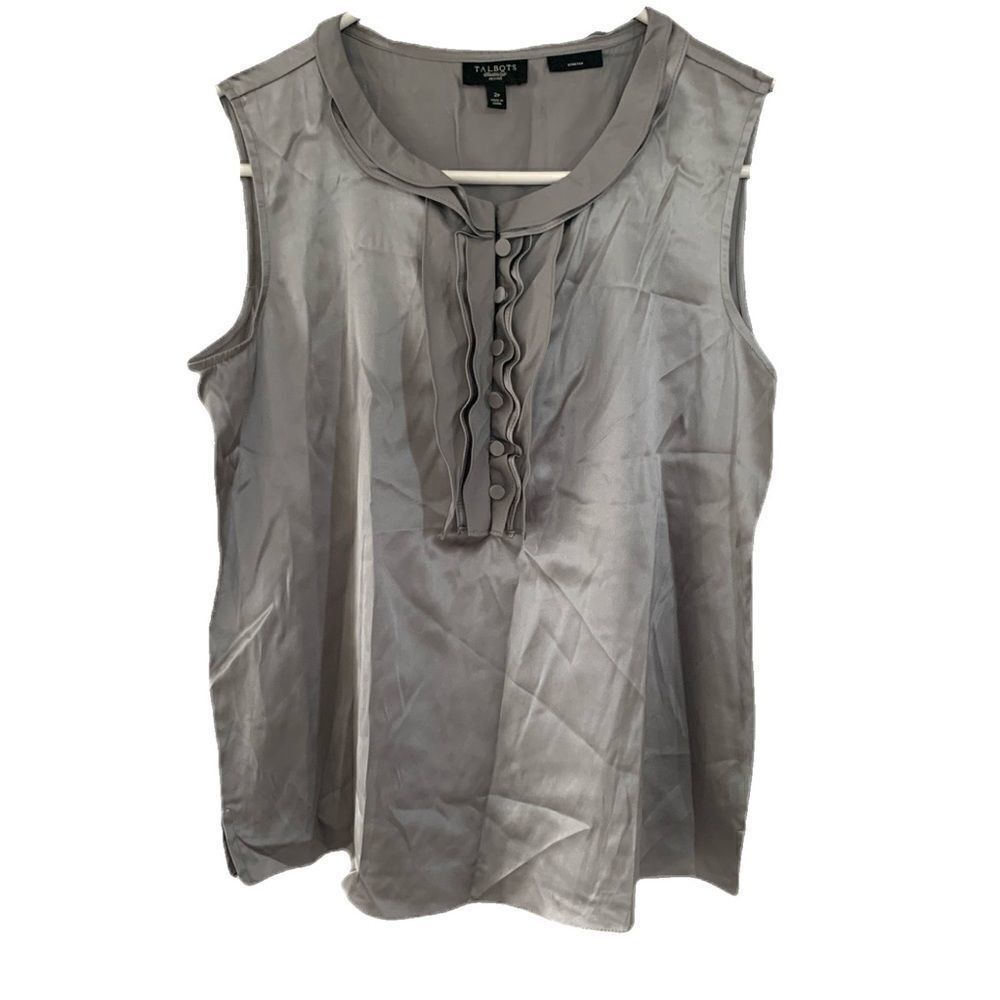 Talbot silk sleeveless blouse